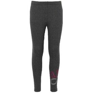 CALVIN KLEIN PERFORMANCE SIZE 7 Big Girls Glossy Print Black Leggings